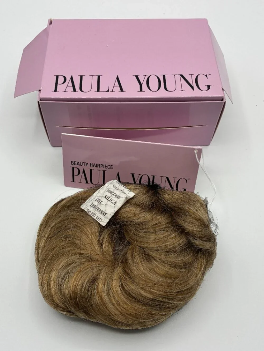 New Paula Young Lot of 2 Wigs Sunkissed Blonde 14/26A Wispy Wrap Curled Up Wrap